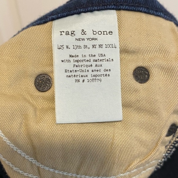 ☘️5 for $40☘️ Rag & Bone Indigo Capri Skinny Jeans Size 27 #W1526U002 - Picture 9 of 15
